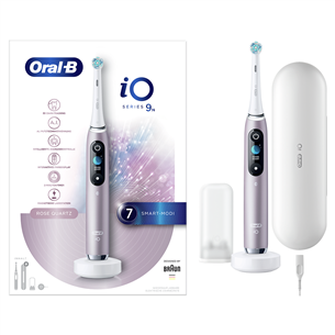 Braun Oral-B iO 9, travel case, rose - Electric toothbrush IO9ROSEQUARTZ
