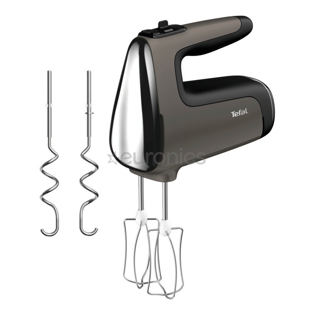 Tefal PowerMix Silence, 600 W, dark grey - Standbowl Hand Mixer