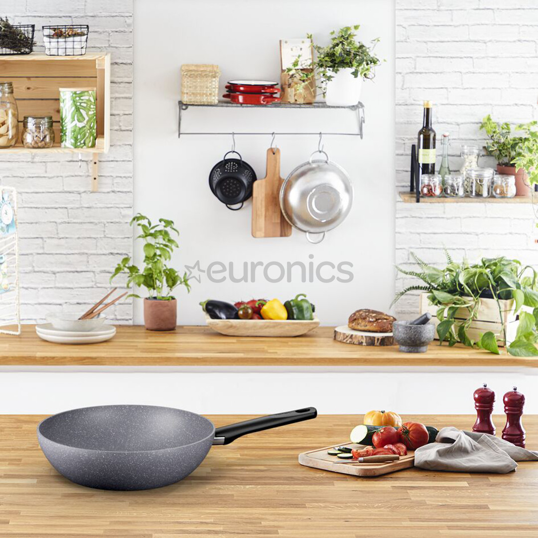 Tefal Natural On, диаметр 26 см, серый - Сковорода