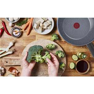 Tefal Natural On, диаметр 26 см, серый - Сковорода