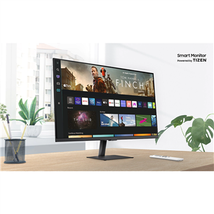 Samsung M7 4K Smart Monitor, 43'', UHD, LED VA, USB-C, black - Monitor with Smart TV Functionality