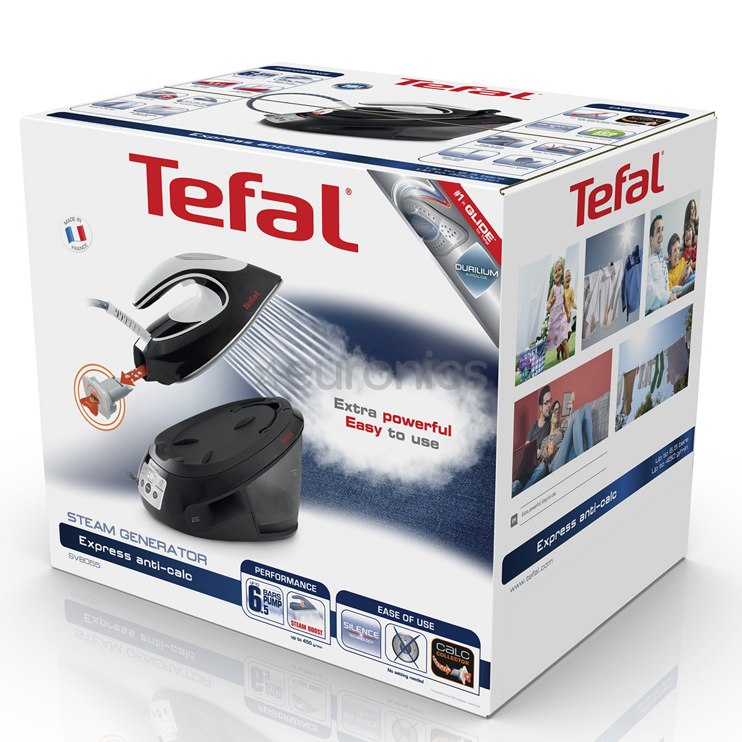 Tefal Express anti-calc, 2800 Вт, черный/белый - Гладильная система