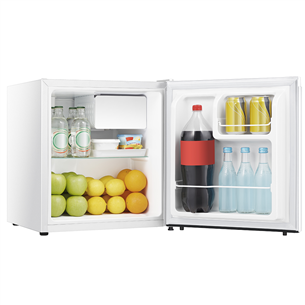 Hisense, 45 л, высота 50 см, белый - Мини-холодильник