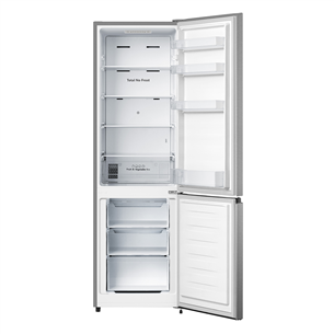 Hisense, 255 л, высота 180 см, серый - Холодильник