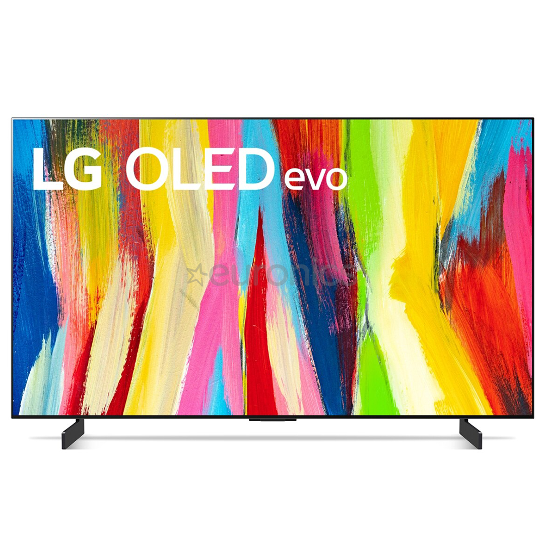 LG OLED42C21LA, 42", 4K UHD, OLED, jalad äärtes, hall - Teler