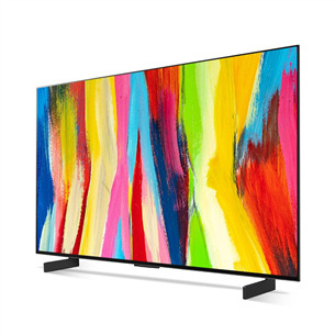 LG OLED42C21LA, 42", 4K UHD, OLED, jalad äärtes, hall - Teler
