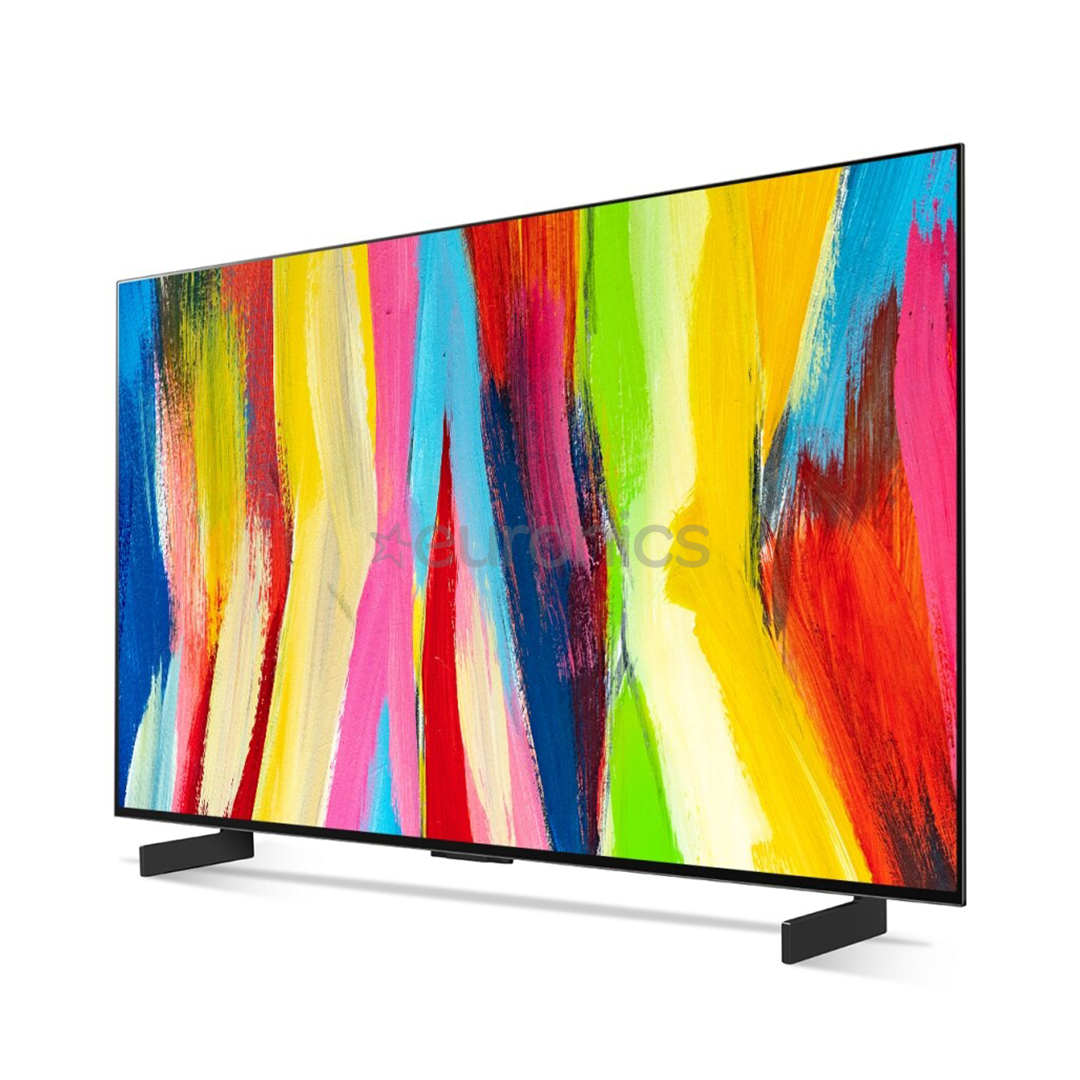 LG OLED42C21LA, 42", 4K UHD, OLED, jalad äärtes, hall - Teler