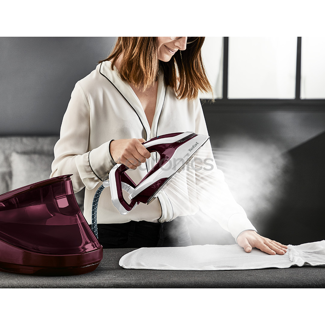 Tefal Pro Express Vision, 3000 Вт, бордовый/белый - Гладильная система