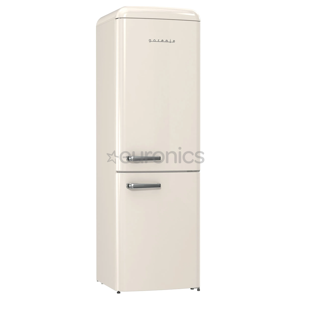 Gorenje, parema käega avanev, 300 L, kõrgus 194 cm, beež - Külmik