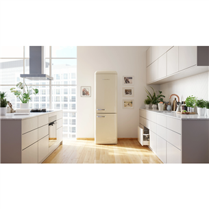 Gorenje, 300 L, height 194 cm, beige - Refrigerator