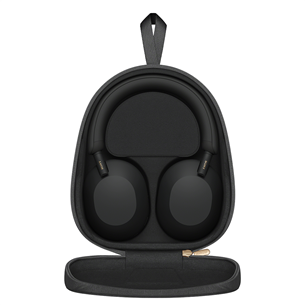 Sony WH-1000XM5, must - Juhtmevabad üle kõrva kõrvaklapid