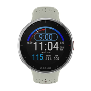 Polar Pacer Pro, white - Sports watch