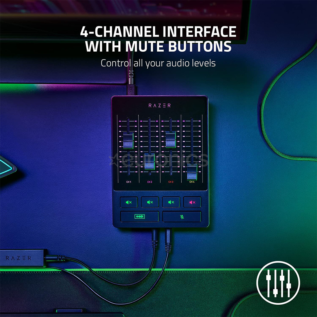 Razer Audio Mixer, black - Mixer interface