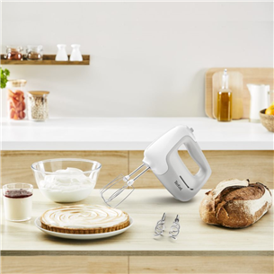 Tefal Prep'Mix, 450 W, white/grey - Hand mixer