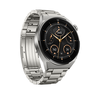 Huawei Watch GT 3 Pro, 46 mm, titaankorpus titaanist rihmaga - Nutikell