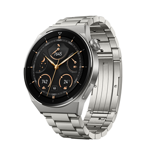 Huawei Watch GT 3 Pro, 46 mm, titaankorpus titaanist rihmaga - Nutikell