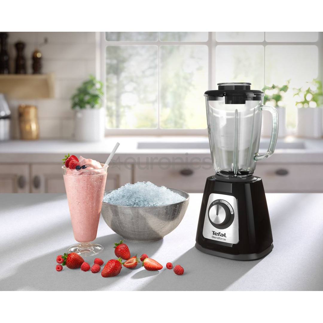 Tefal Blendforce Glass, 800 W, 1.25 L, black - Blender