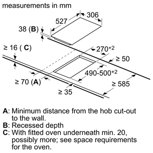 Bosch Domino, laius 30,6 cm, terasraamiga, must - Integreeritav keraamiline pliidiplaat