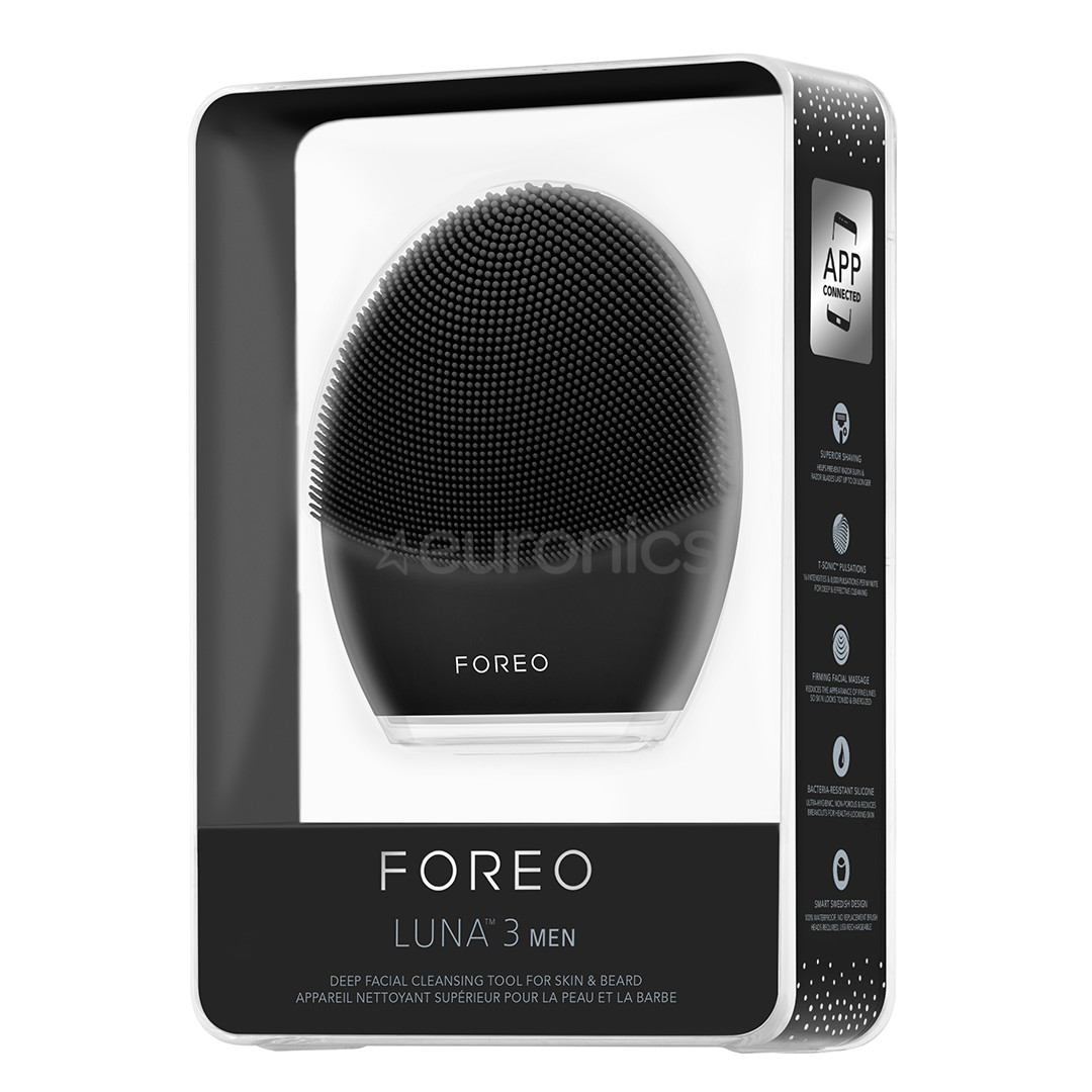 Foreo Luna 3 Men, black - Electric Face Brush