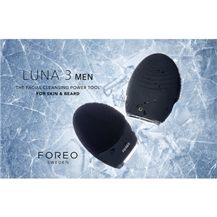 Foreo Luna 3 Men, must - Näopuhastushari