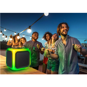 Philips TAX7207, Bluetooth, light effects, black - Party speaker