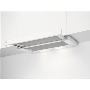 Electrolux, 410 m³/h, width 59.8 cm, white - Built-in Cooker Hood LFP326FW