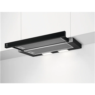 Electrolux, 410 m³/h, width 59.8 cm, black - Built-in Cooker Hood LFP326FB