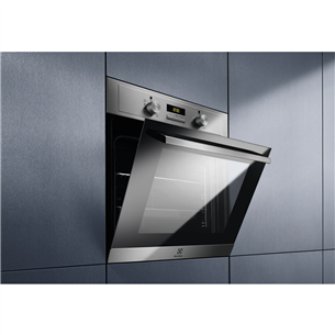 Electrolux, 65 L, roostevaba teras - Integreeritav ahi