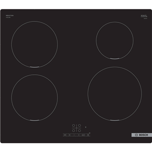 Bosch Serie 4, ширина 59,2 см, без рамы, черный - Интегрируемая индукционная варочная панель PUE611BB5E