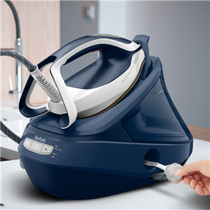 Tefal Pro Express Ultimate II, 3000 Вт, синий/белый - Гладильная система