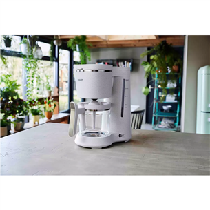 Philips Eco Conscious Edition, 1000 W, valge - Filterkohvimasin