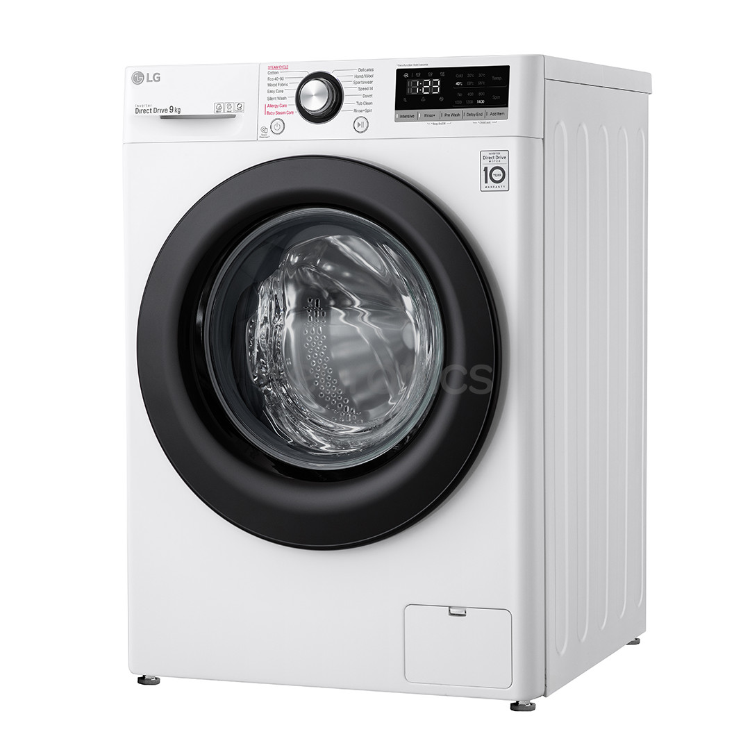 LG, 9 kg, sügavus 56,5 cm, 1400 p/min - Eestlaetav pesumasin