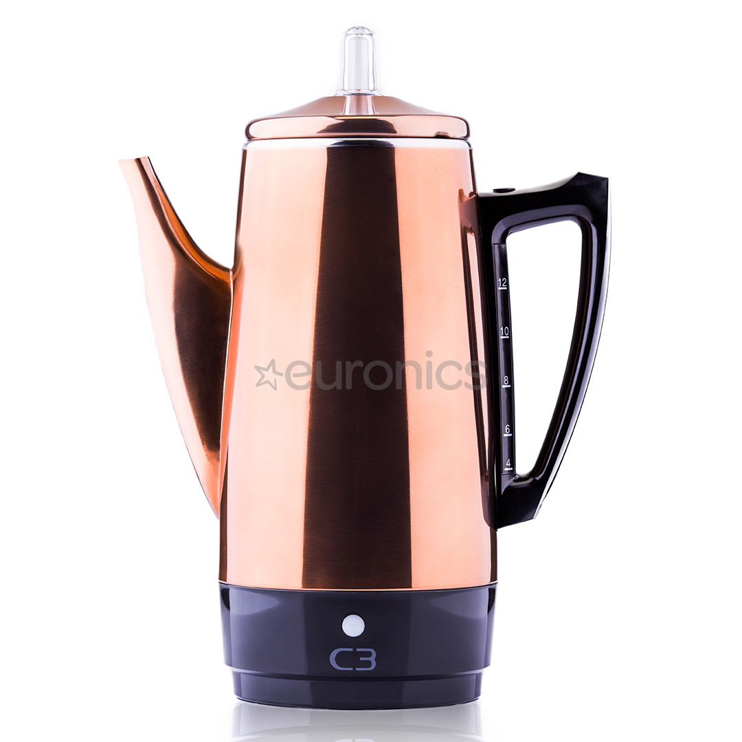 C3 Basic, 12 cups, copper - Percolator