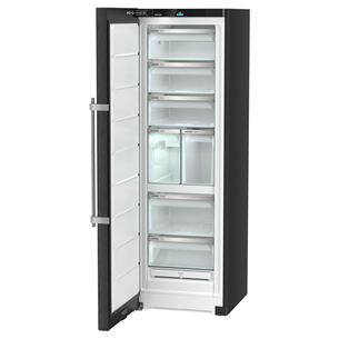 Liebherr, NoFrost, 278 L, height 186 cm, dark gray - Freezer