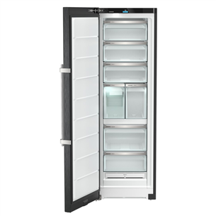 Liebherr, NoFrost, 278 L, height 186 cm, dark gray - Freezer