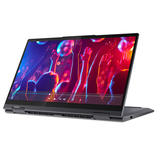 Lenovo Yoga 7 14ACN6, 14", FHD, Ryzen 7, 16 GB, 1 TB, W11, touch, gray - Notebook 82N7004WMX