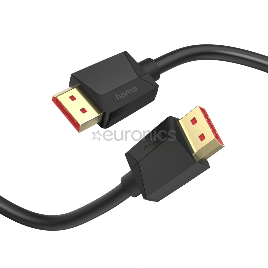 Hama DisplayPort Cable, DP 1.4, Ultra-HD 8K, 2 м, черный - Кабель