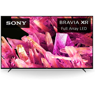 Sony Bravia XR X93K, 55", 4K UHD, LED LCD, feet stand, black - TV