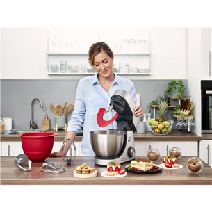 Tefal Masterchef Gourmet+, 1100 Вт, серебристый - Кухонный комбайн