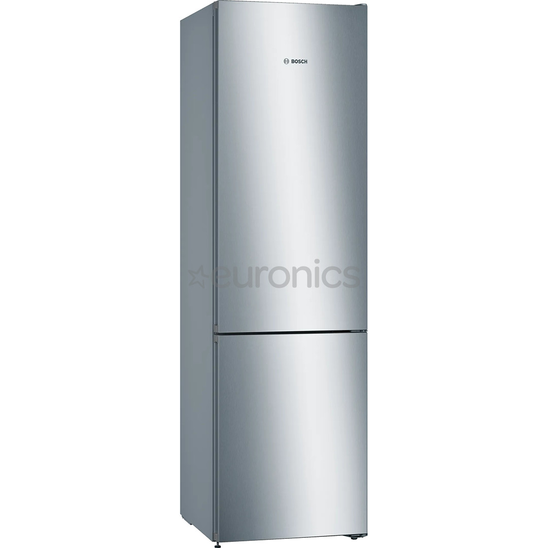 Bosch, NoFrost, 368 L, height 203 cm, inox - Refrigerator