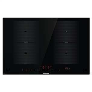 Hisense, width 79.5 cm, frameless, black - Built-in Induction Hob