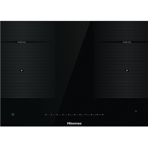 Hisense, width 79.5 cm, frameless, black - Built-in Induction Hob