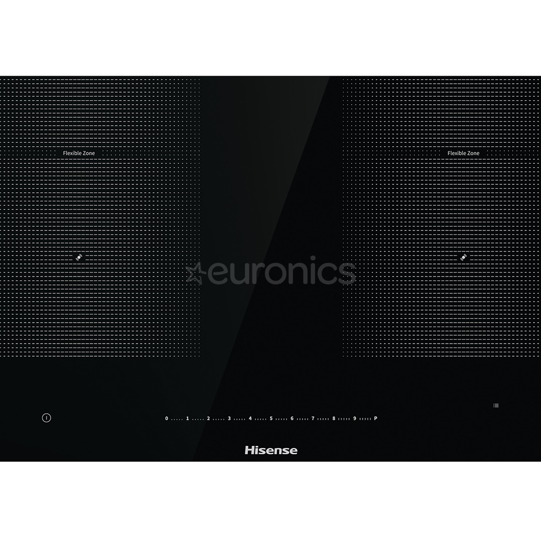 Hisense, laius 79,5 cm, raamita, must - Integreeritav induktsioonpliidiplaat