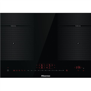 Hisense, laius 79,5 cm, raamita, must - Integreeritav induktsioonpliidiplaat