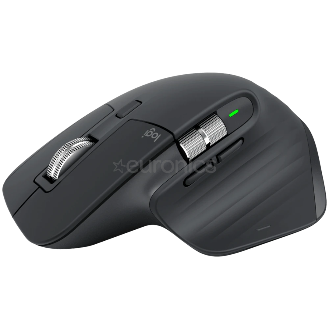 Logitech MX Master 3s, silent, black - Wireless Mouse
