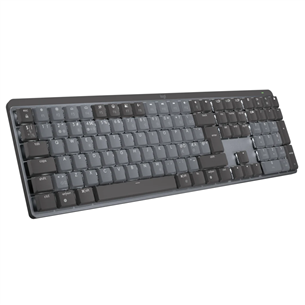Logitech MX Mechanical, Tactile, SWE, must - Juhtmevaba mehaaniline klaviatuur