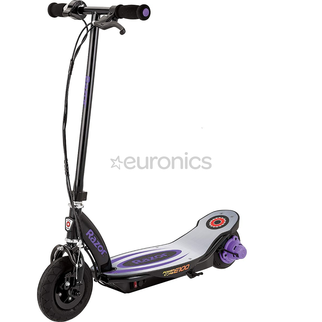 Razor Power Core E100, фиолетовый - Электрический самокат для детей
