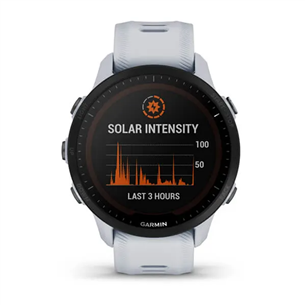 Garmin Forerunner 955 solar, белый - Спортивные часы