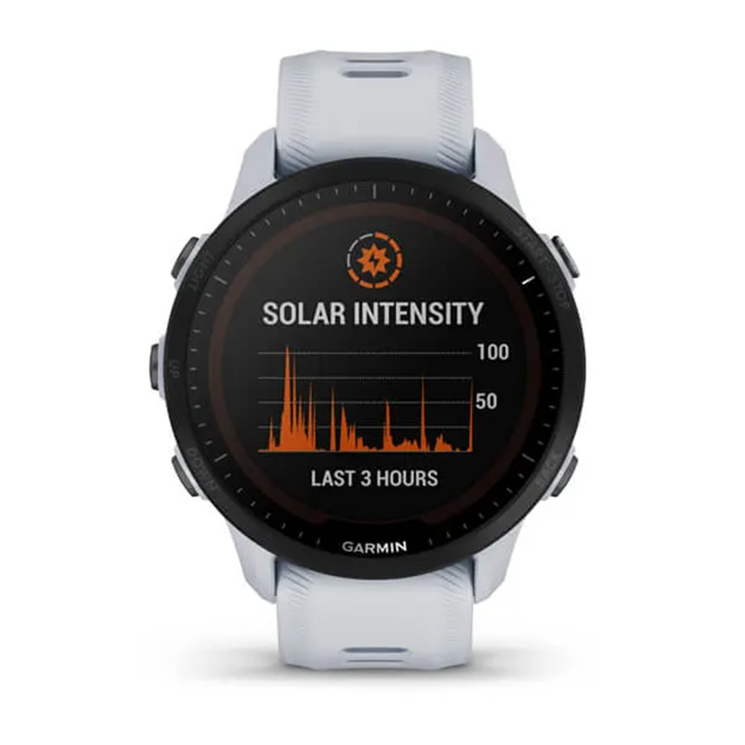 Garmin Forerunner 955 solar, белый - Спортивные часы