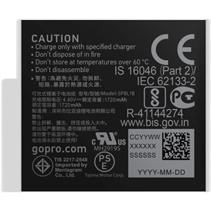 GoPro Enduro Rechargeable Li-Ion Battery for HERO9/10 Black - Аккумулятор
